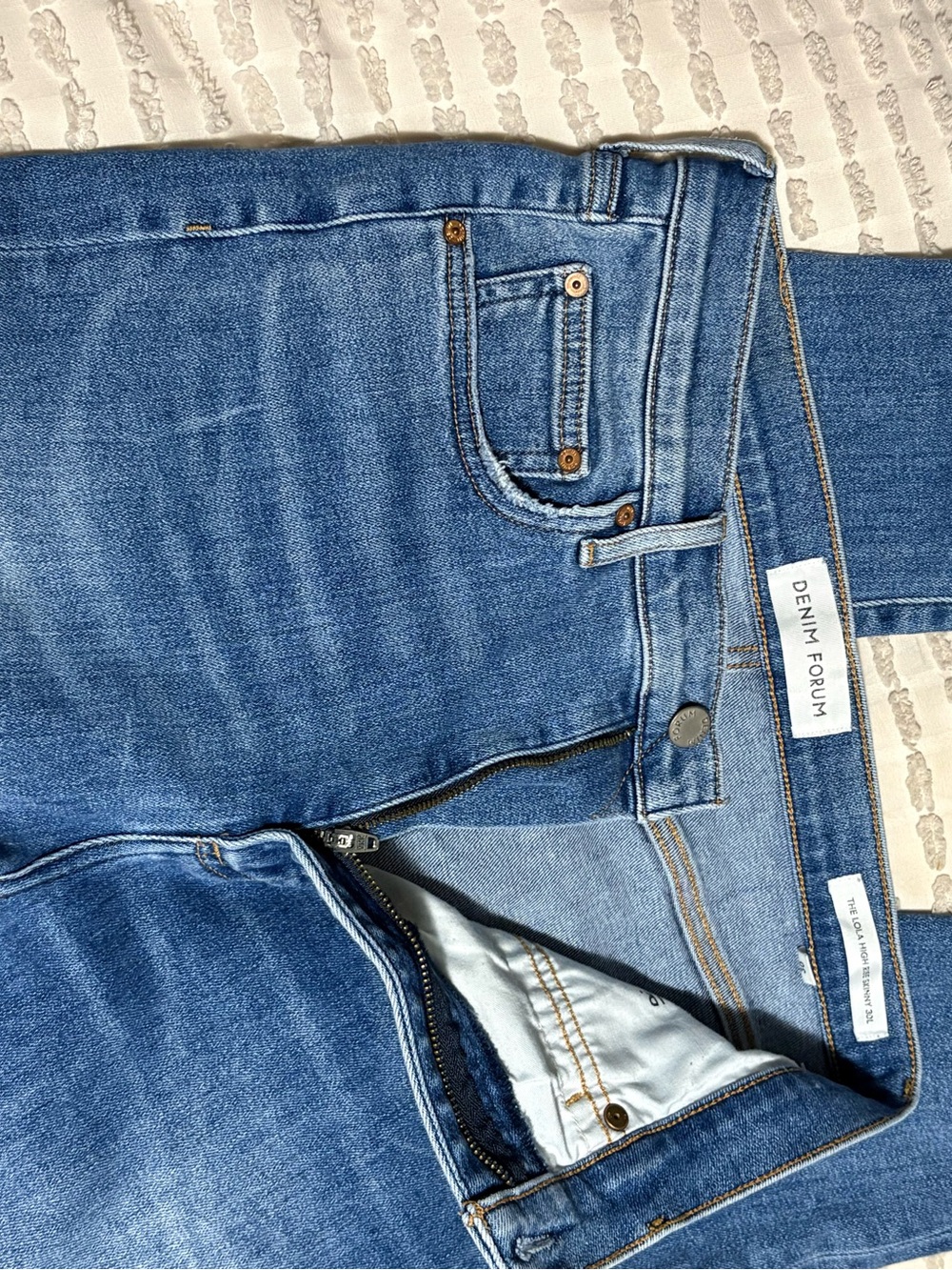 Denim Forum the Lola Blue Jeans - Picture 3 of 4